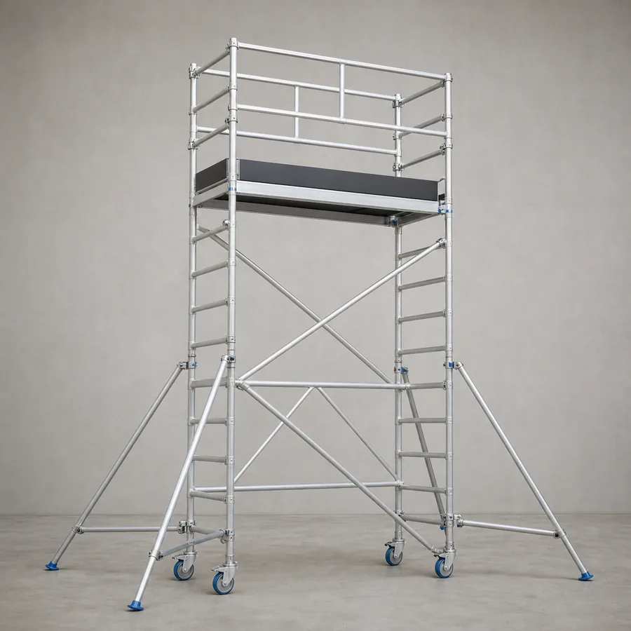 Representative mobile aluminium scaffolding tower