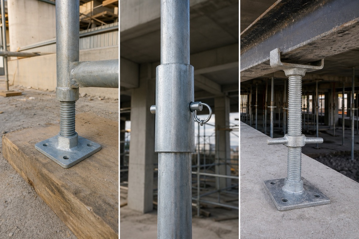 Scaffold foundations construction-field use case for Scaffolding Fittings