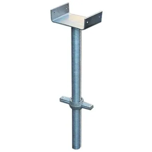 Adjustable steel U-head jack